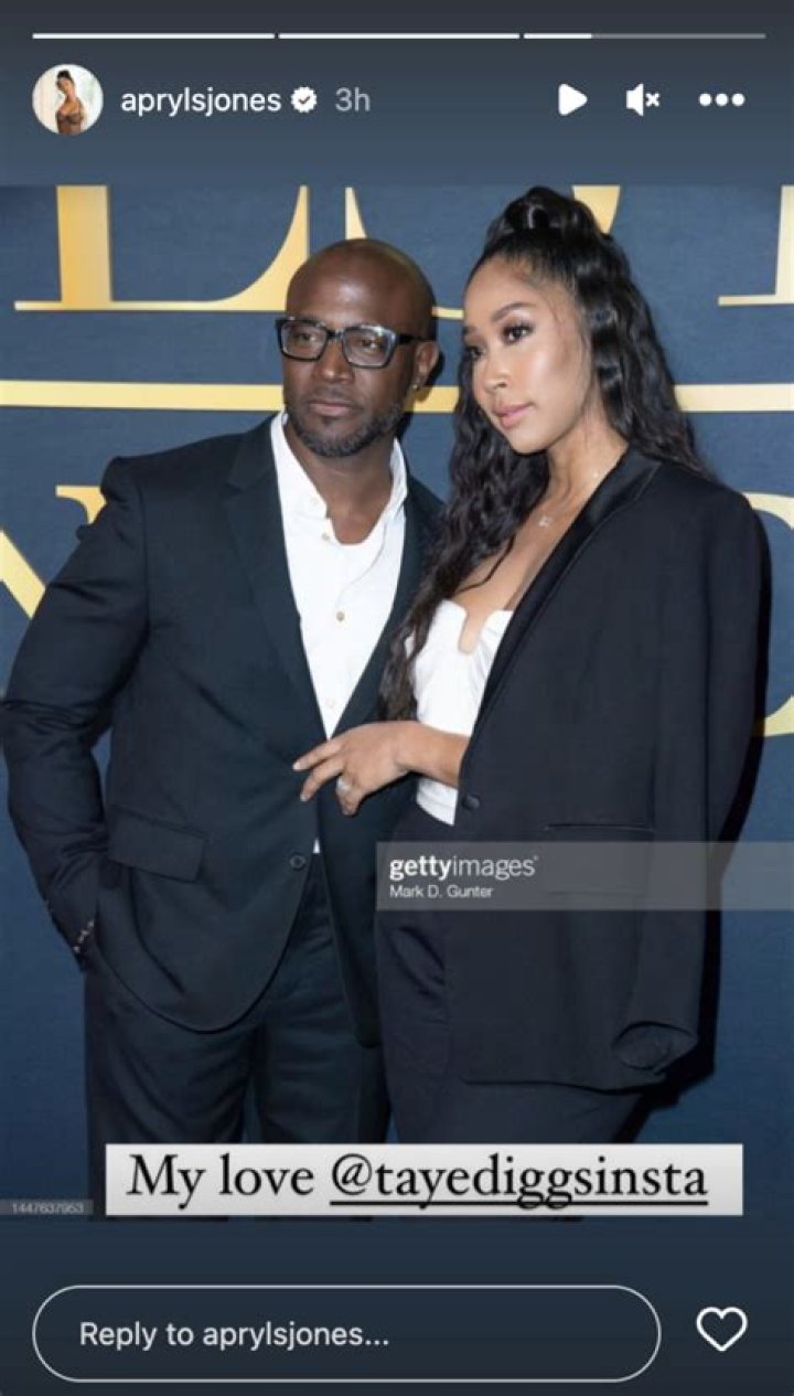 Apryl Jones And Taye's Rumored Romance