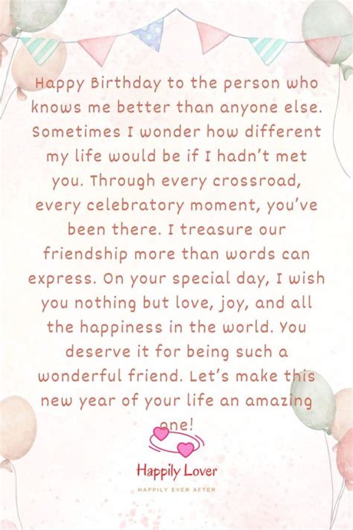 Unveiling The Art Of Crafting Irresistible Happy Birthday Letters For Your Best Friend