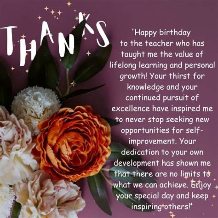 Unveiling The Art Of Perfect Birthday Wishes For Female Teachers