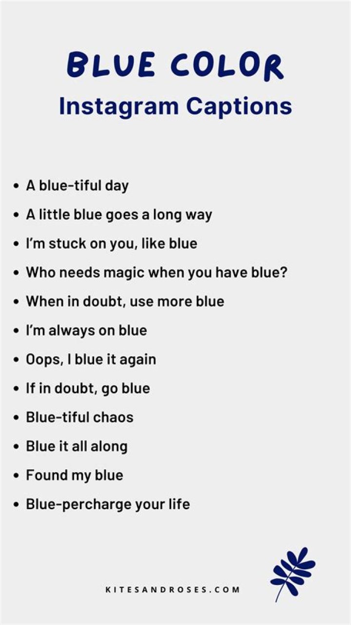 Unveiling The Secrets Of Blue Captions On Instagram: Discoveries And Insights