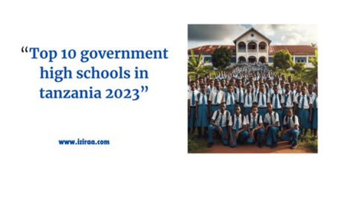 Unveiling The Top 20 High Schools Shaping Tanzania's Future